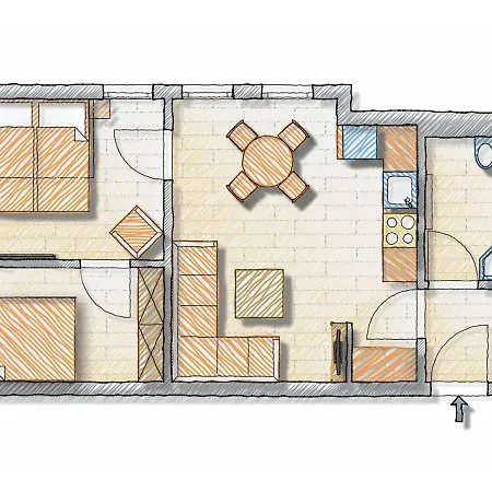 Ferienwohnung Brise דירה *